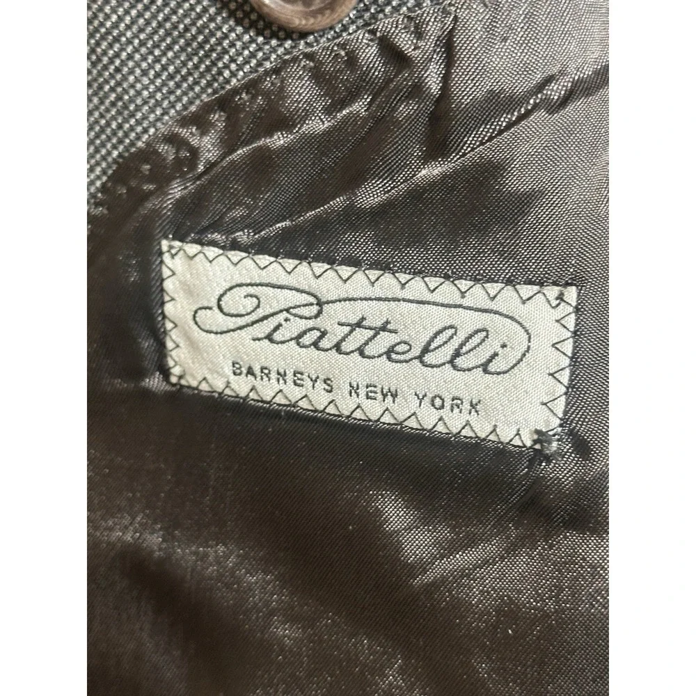 Piattelli x Reda Italian Wool Sport Coat Blazer - Dark Gray Corporate Indie